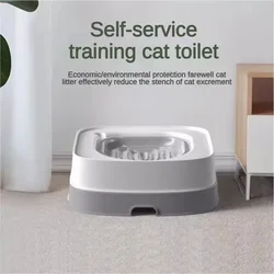Cats Toilet Trainer Reduce Odor Easy Clean Firm Steady Cat Squat Toilets Seat Environmental Pet Bedpans Products Supplies