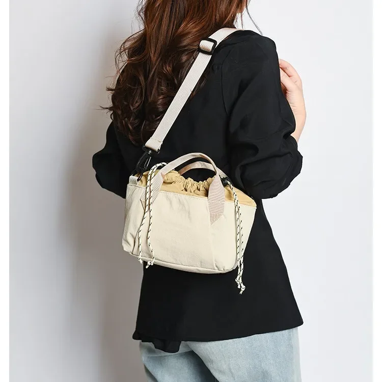 

Летняя сумка на шнурке 2025 года — женская модная сумка через плечо, повседневная сумка-хобо на плечо для путешествий на открытом воздухе