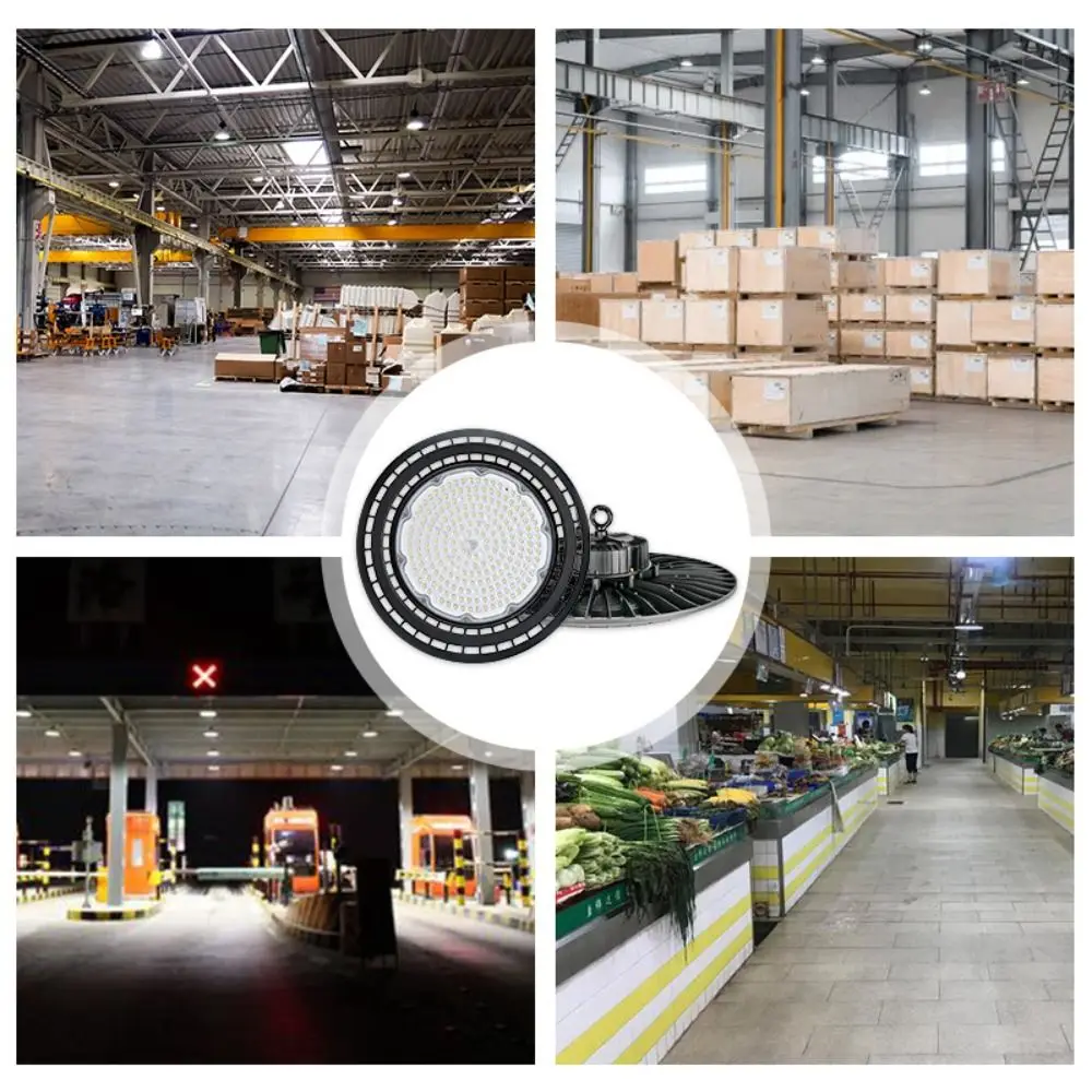 

1000W/150W/200W UFO LED High Bay Light IP65 Waterproof Long Lifespan Industrial UFO LED Light Energy Saving Rugged Construction