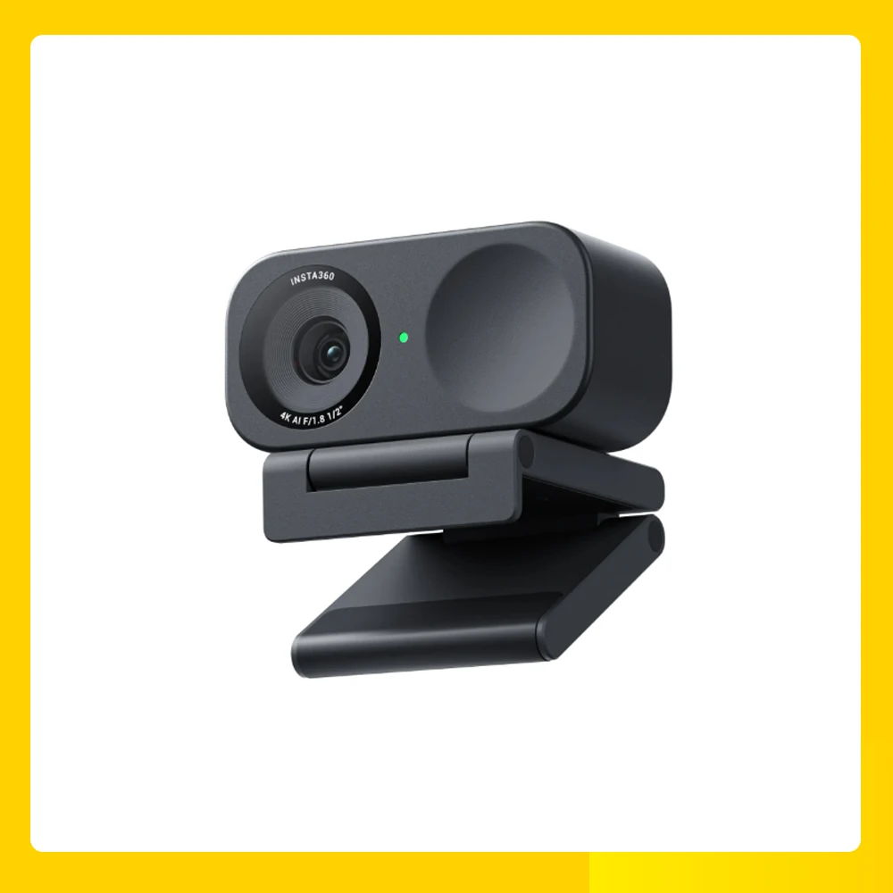 Imagem -02 - Link 2c Enquadramento Automático Microfone com Cancelamento de Ruído ai Webcam Ptz 4k para pc Mac Chamadas de Vídeo Jogos Streaming Educação On-line Insta360