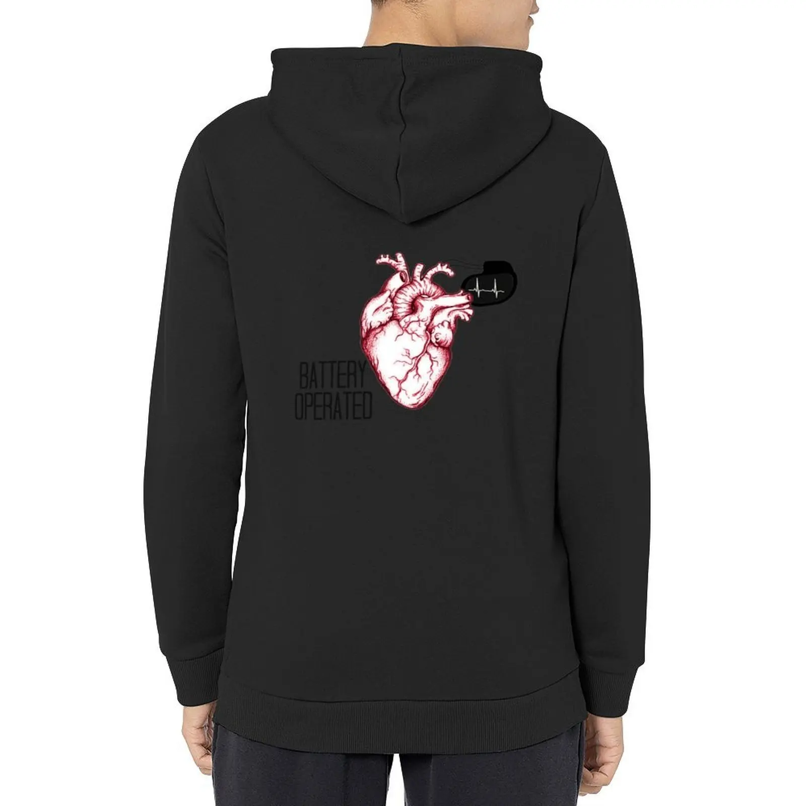 

Battery Operated Pacemaker Hoodie winter clothes anime clothes clothes for men men pullover hoodies