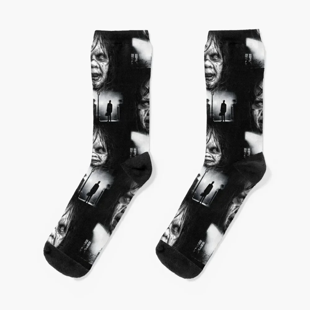 

The Exorcist Socks luxury Rugby Novelties Woman Socks Men's