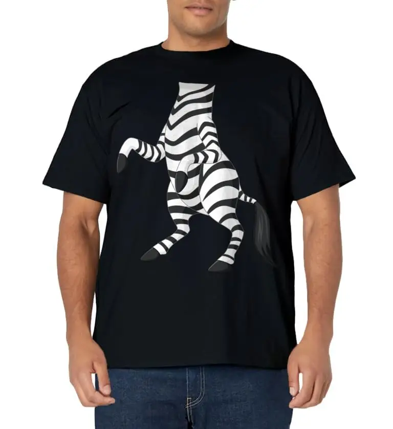 Zebra T-Shirt Zebra Costume Shirt Classic Logo T Shirt and Stickers, Unisex Adult T Shirt Collection