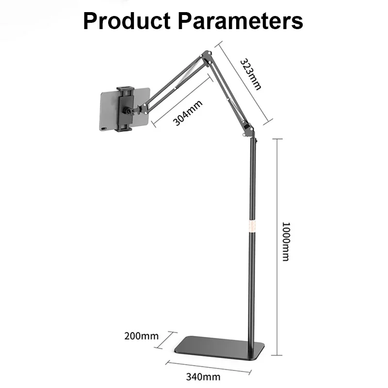 Imagem -05 - Smoyng-suporte Ajustável para Chão Suporte Cantilever Suporte por Telefone Montagem para Tablet Ipad Pro12.9 Compatível com Iphone 17 m