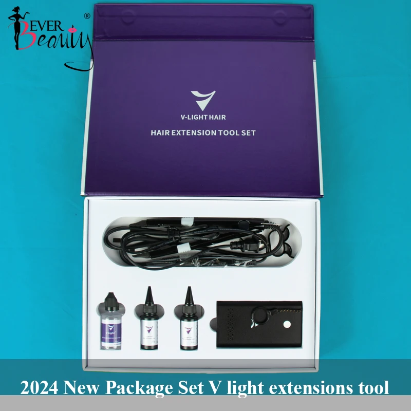 V-Light Technology Hair Extension Machine Kit New System Tape In Hair Extension v Light Hair Extensions Tools For Salon