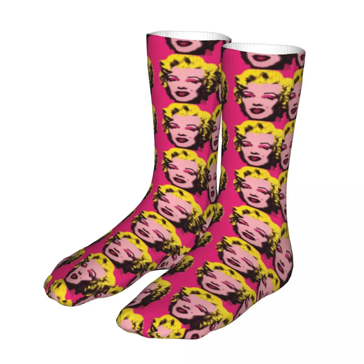 Marilyn Monroe – chaussettes Sexy en étoile pour hommes et femmes, chaussettes à la mode, Harajuku, cadeaux, printemps, été, automne et hiver