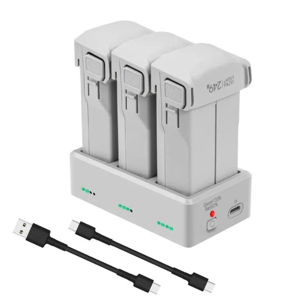 Battery Fast Charger For DJI Mini 3 / Mini 3 Pro / Mini 4 Pro Flight Battery Charging Hub For DJI Mini 3 /4 Drone Accessories