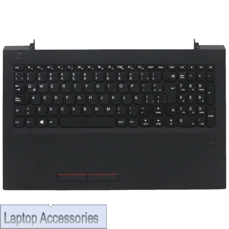 

LAS латинская испанская черная клавиатура, верхний чехол, упор для рук, чехол для Lenovo V310 15 15ISK 15IKB 5CB0L59406