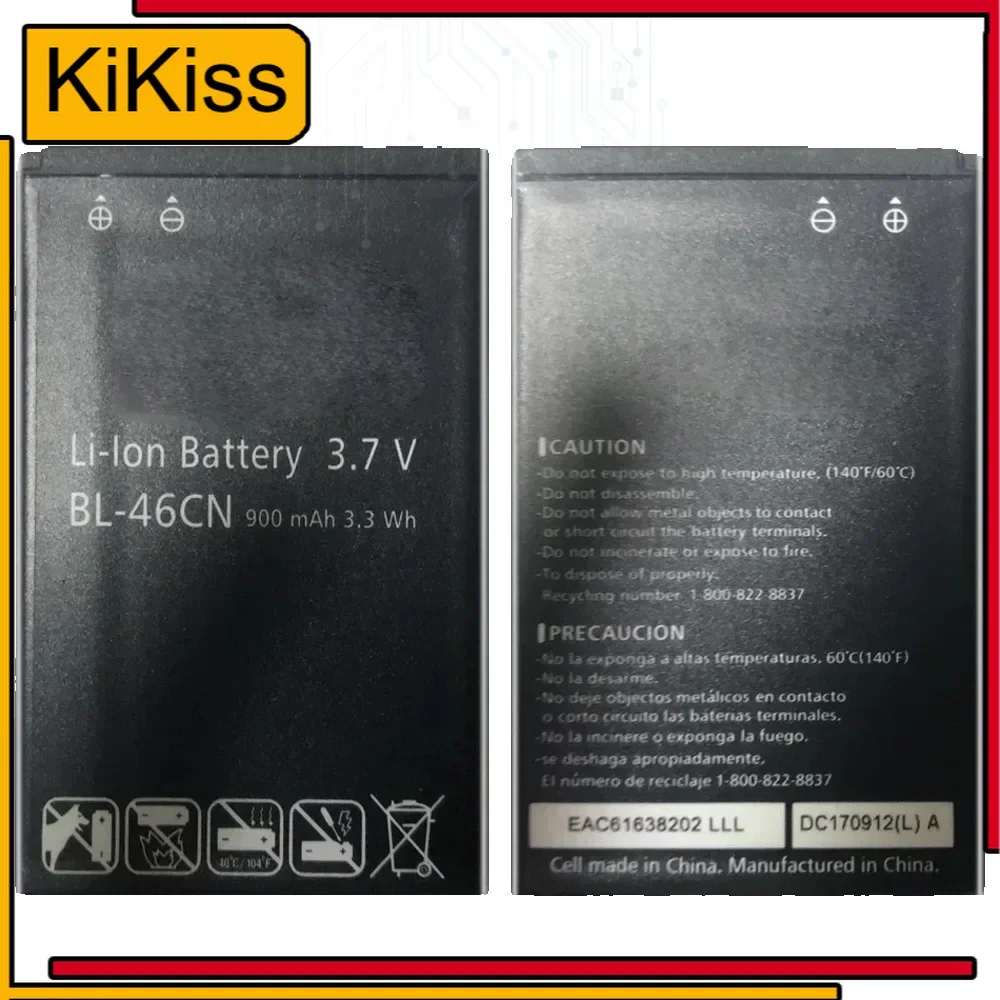 Mobile Phone Battery BL-46CN 900Mah For LG 2 VN251 Cosmos VN251S Wine 3 III UN530 430G A340 F4 MQNLQ