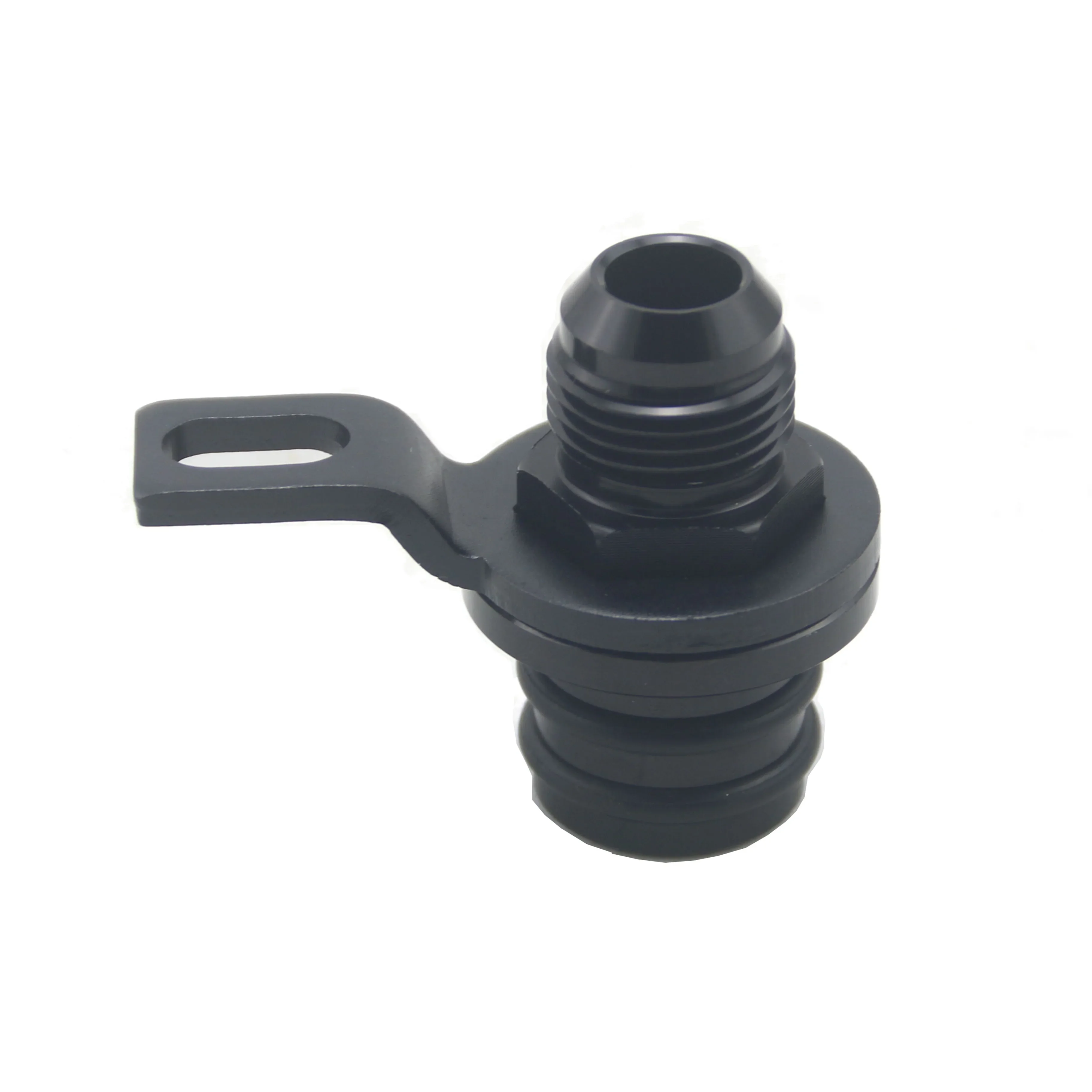 New Black Fittings Block Plug Adapter Breather Fittings To AN10 Suit For Honda Acura D Series D15 D16