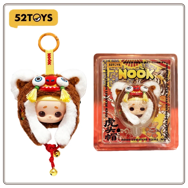 

Новый Оригинальный Брелок-подвеска 52TOYS NOOK в виде головы тигра, милый, модный, аниме-аксессуар, подарок