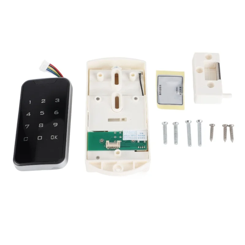 

Electronic Cabinet Lock Low Power Consumption Touch Screen Cabinet Lock For Wardrobes Lockers 1703 A Electronic Password Lock