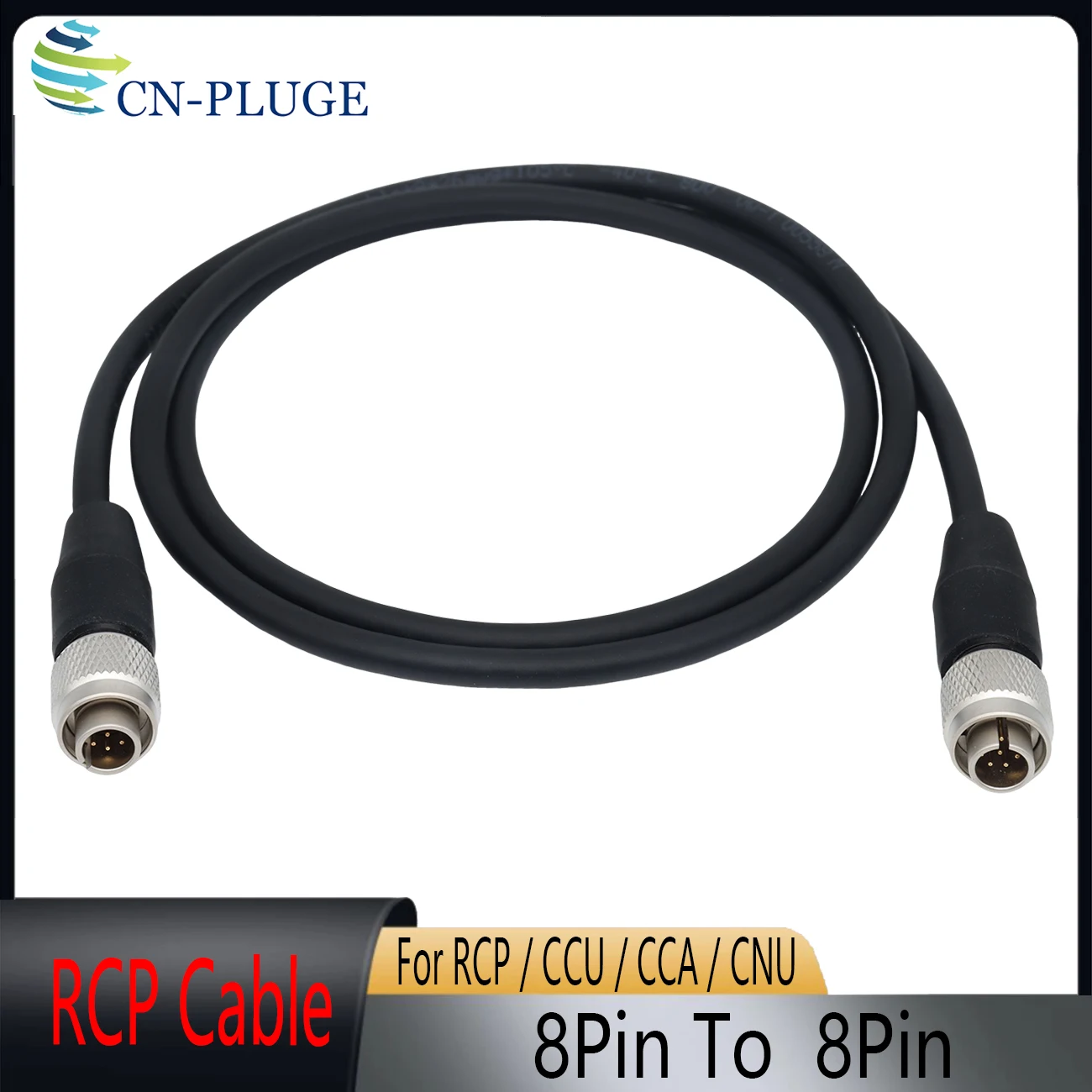 Hirose 8Pin To 8Pin RCP Control Cable For Sony CCA-5 RCP-1500 MSU-3000 HDC BVP CCU Broadcast Camera