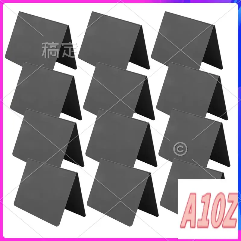 0Z-12 PCS Mini Chalkboard Signs 4X3inch Small Chalkboard Chalk Sign Food Labels For Party Buffet Tables ,Easy To Write