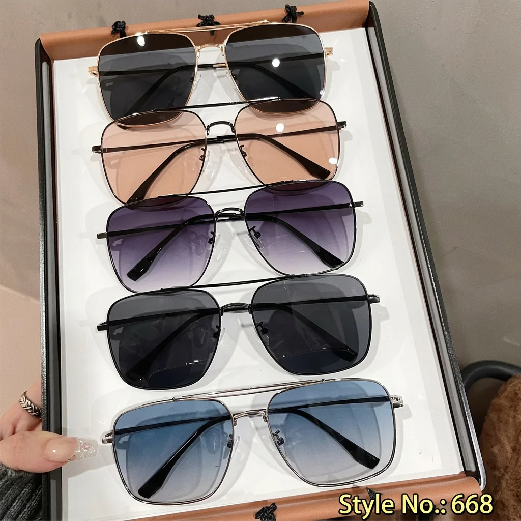 Oversized Square Sunglasses Oversized Uv400  Sunglasses Unisex Sunglasses Unisex For Stage Performances Driving