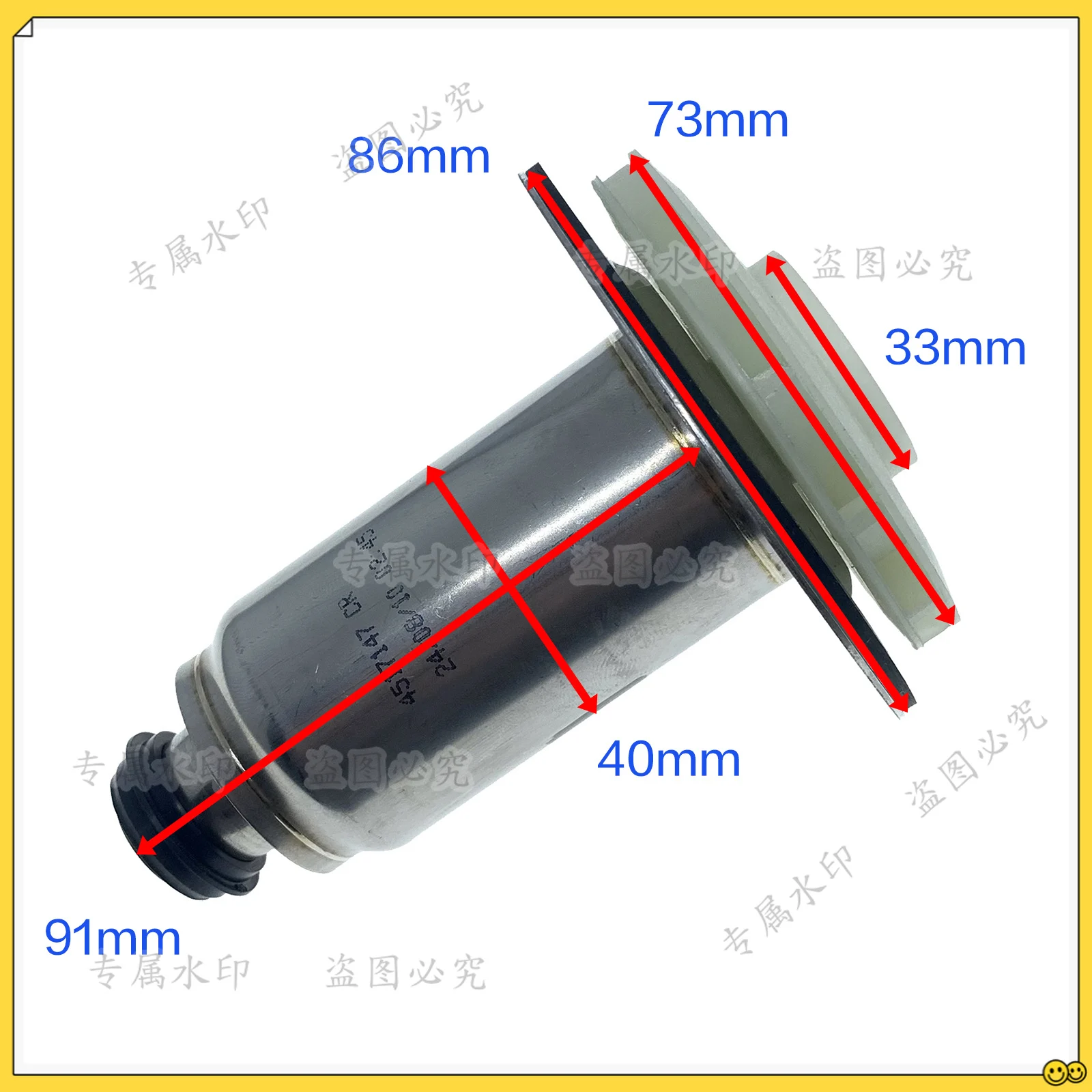 

Gas Boiler Part Circulation Pump Motor Rotor/Water Leaves Compatible with Wilo RS15/7-3, RSL 15/7-3 Ku C, RS 25/7, OTSL 15/7