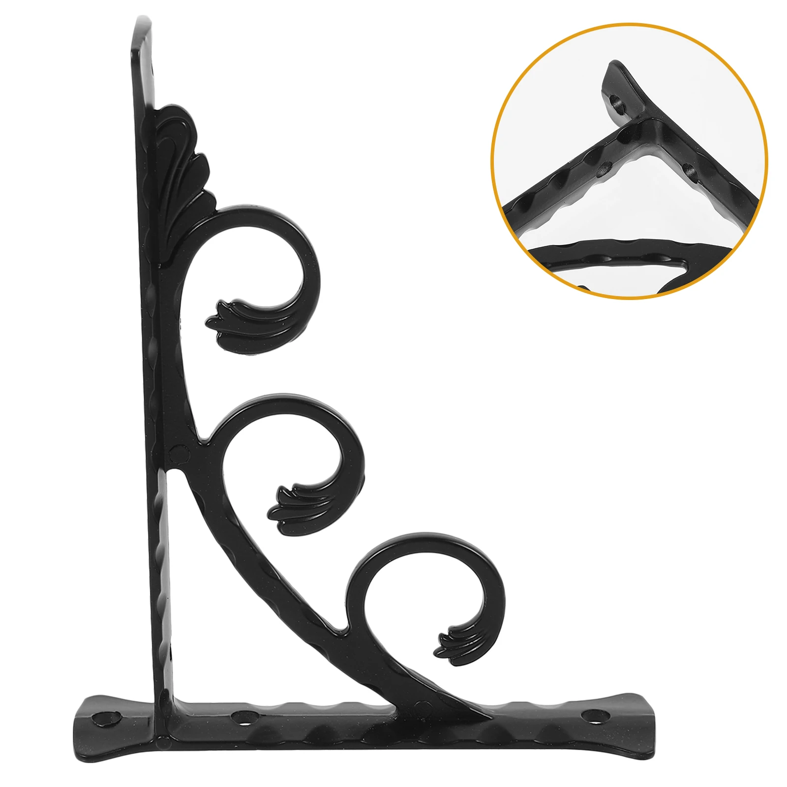 

Wall Shelf Bracket Black 120x150 Heavy Duty Triangle Support Bracket for Shelves Wood Wall Shelf Brackets Multipurpose