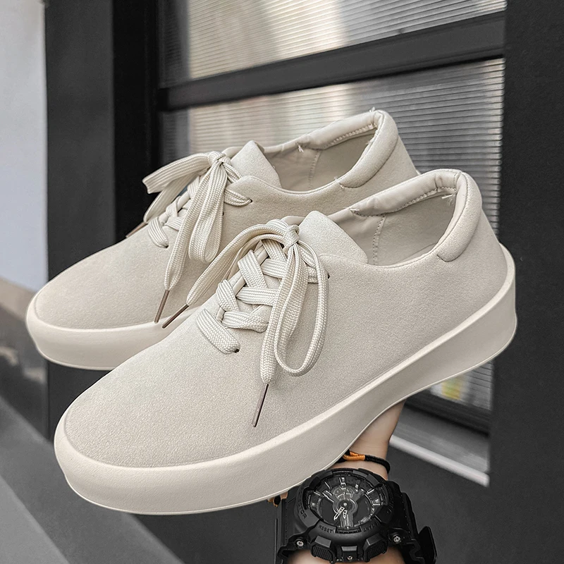 Men's casual shoes simple and fashionable board shoes artistic and versatile low top shoes outdoor casual sports walking shoes