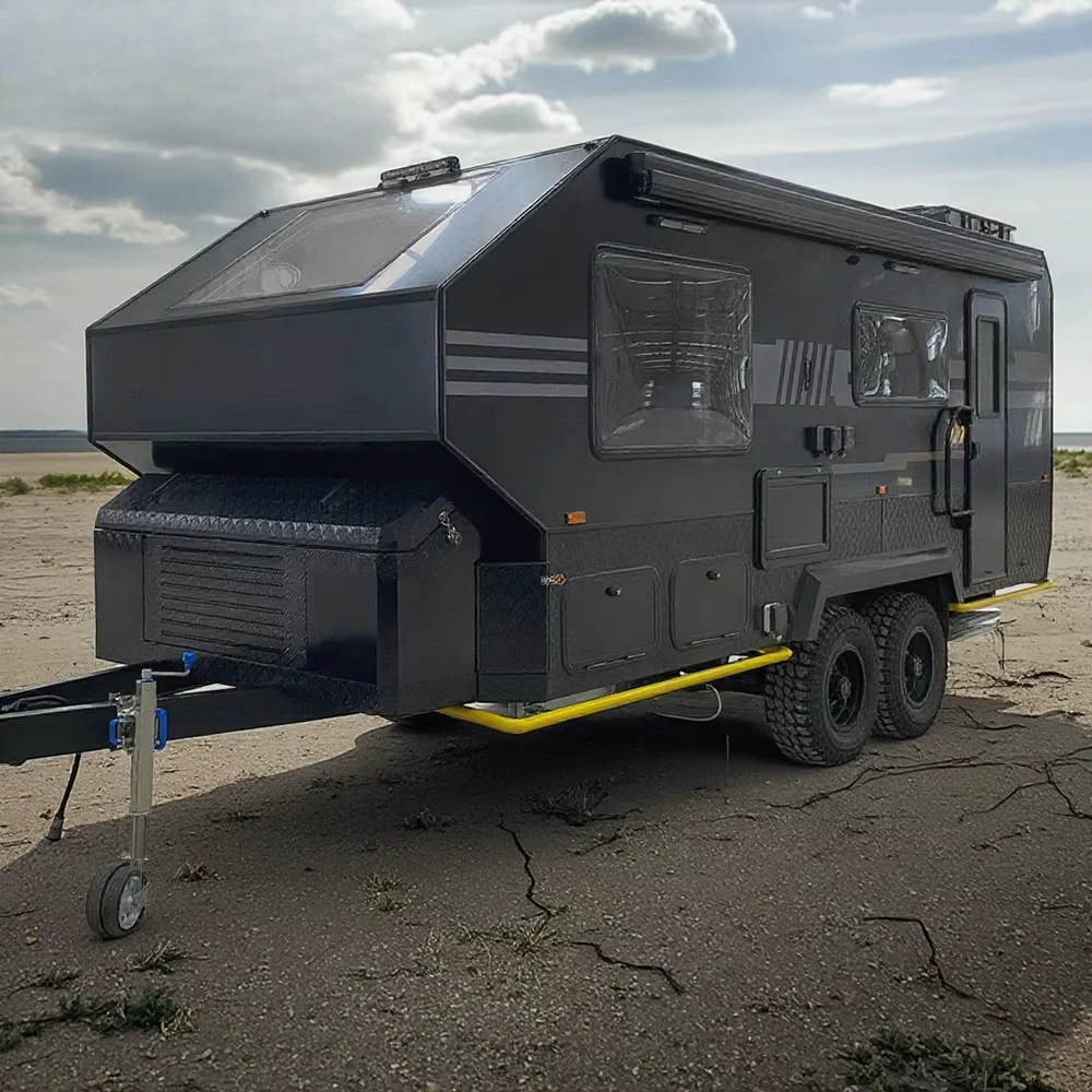 Hybrid RV Off-Road Aluminum Camping Independent Suspension Travel Trailer