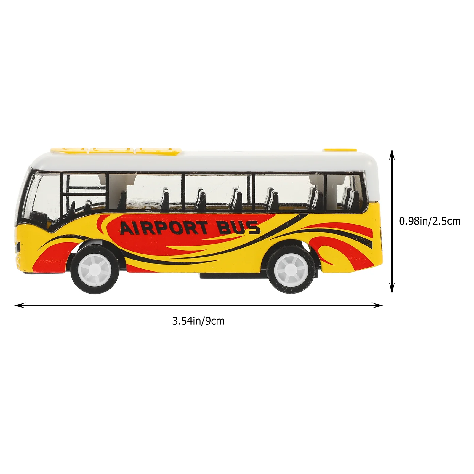 Pull Back Bus Model Cars Kids Educational Movable Alloy Children Lifelike Playing