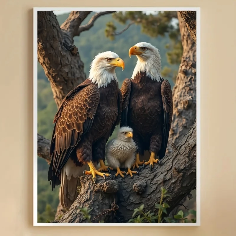 

﻿ 1000 pcs Jigsaw Puzzles Eagle Design Series Kids Toys Gift Educational Intellectual Decompressing Fun Family Game