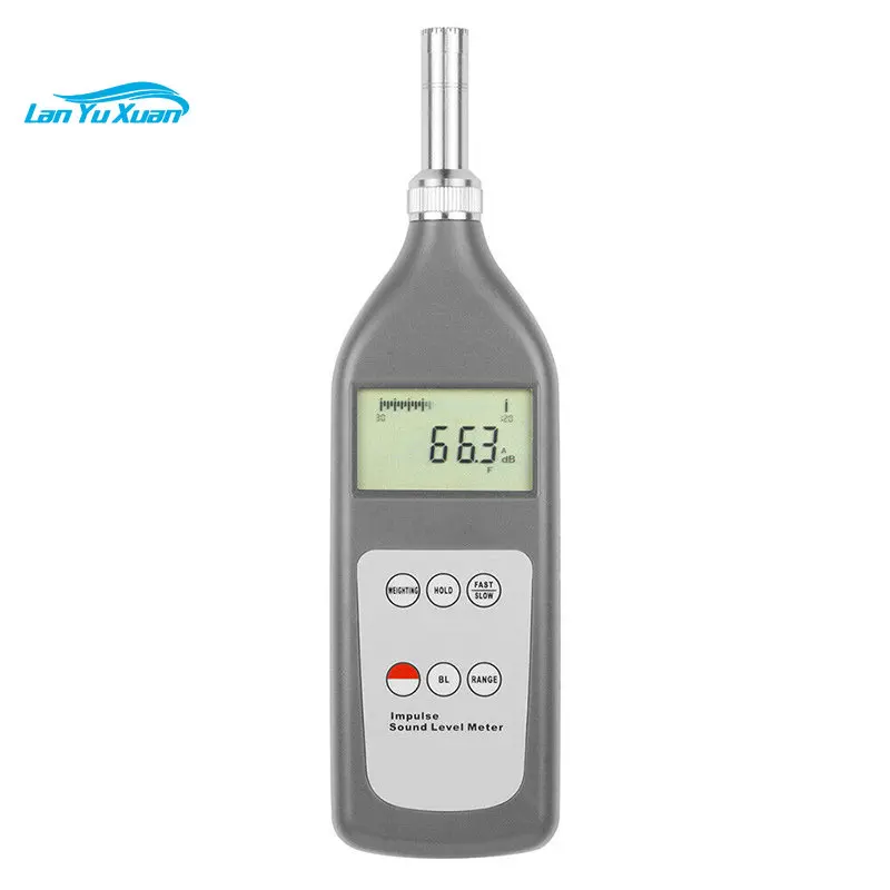 Class 2 Impulse Sound Level Meter Noise Meter With F S I Time Weighting