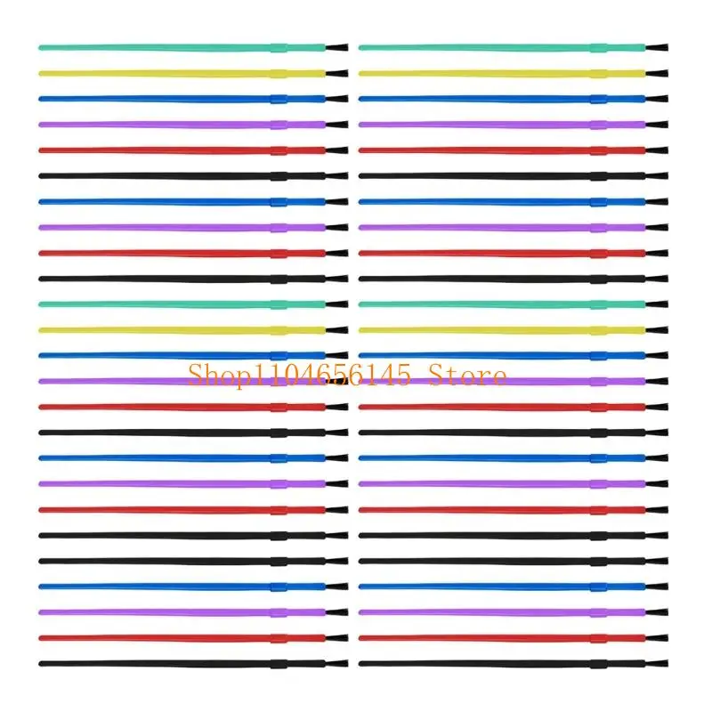 5asd 50 pcs pequenos pincéis