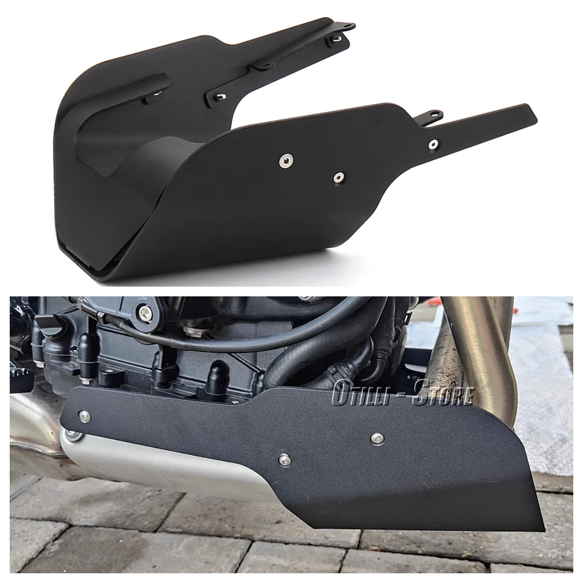 

For Trident 660 Tiger Sport 660 TRIDENT660 Motorcycle Engine Chassis Guard Belly Pan Shield Protector