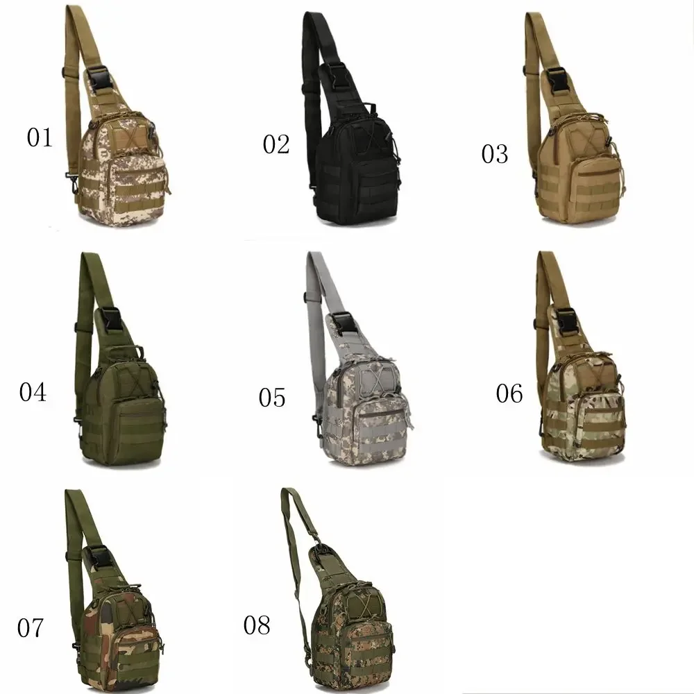 Backpack Shoulder Bag Camping Outdoor Sling Bag Fishing Bag Right Left Adjustable Hiking Trekking Backpack