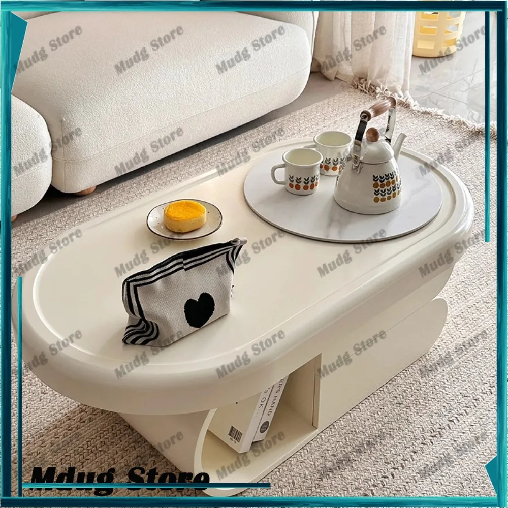 

Aesthetic Luxury Coffee Table Living Room Ornaments Oval Minimalist Coffee Tables Books Glam Mesa Centro Salon Home Accessories