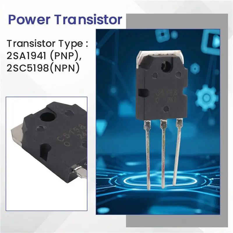 Exquisite-5 Pair A1941 + C5198 10A 200V Power Amplifier Silicon Transistor