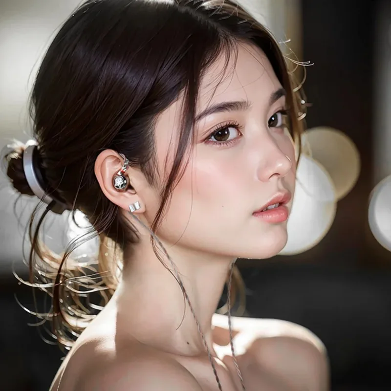 FiiO FH11 1DD+1BA 하이브리드 드라이버 인이어 이어폰 IEM 고해상도 오디오(0.78mm 분리형 케이블 포함) HiFi 스테레오 유선 이어버드 독특…