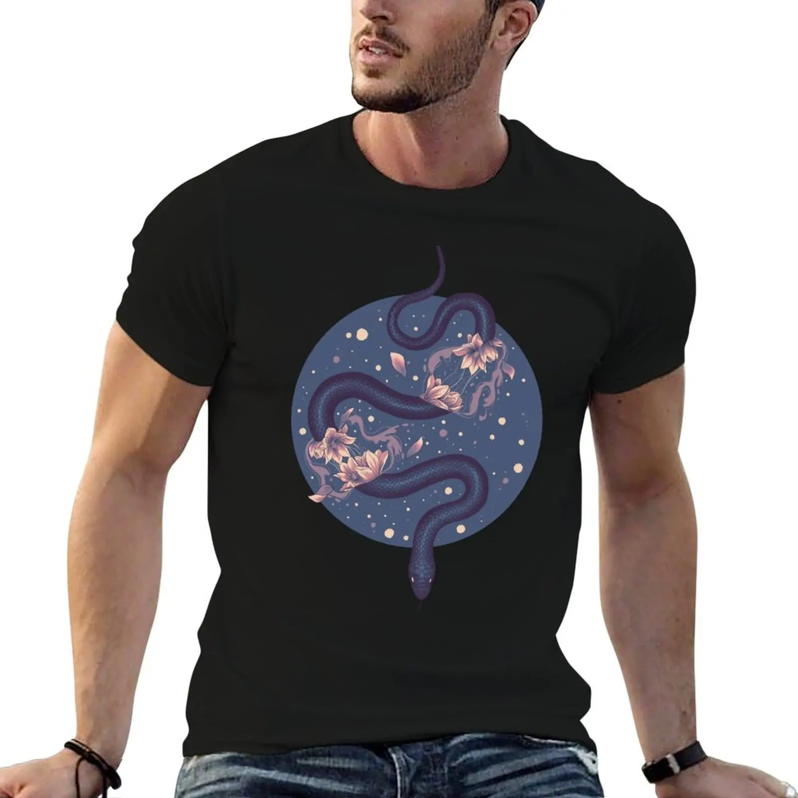 

Black Snake T-Shirt t shirts for man graphic funny t shirts for man slim fit T-Shirt