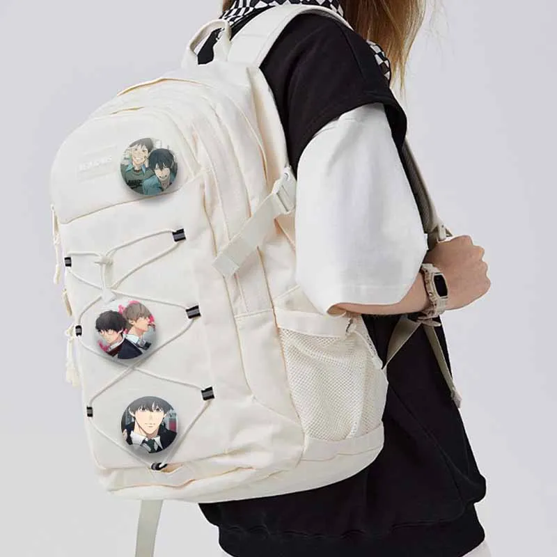 شخصية كرتونية Baek Cirrus Yeon Skylar دبابيس مخصصة الكورية BL Manhwa بروش شارات التلبيب على حقيبة قميص مجوهرات هدية للأصدقاء