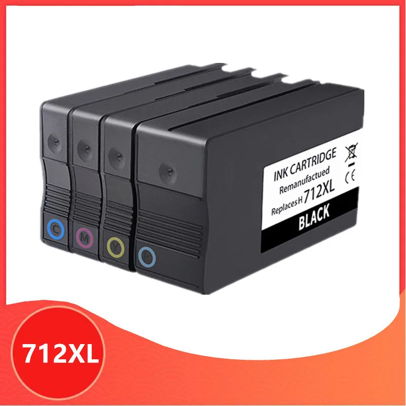 

Compatible for HP 712 XL 712XL Ink Cartridge for HP712 For HP DesignJet T650 T630 T250 T230 T210 Printer