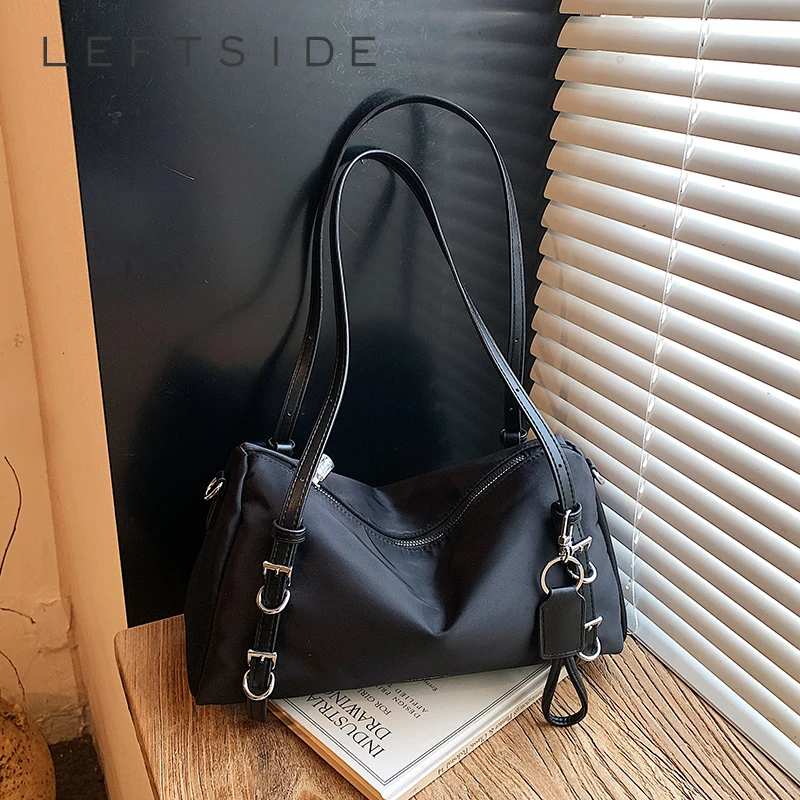 Image of Damen Nylon Schultertasche Minimalistisch Lässig Ästhetisch Tägliche Arbeitstasche Unterarmtasche 2026 Einfarbig Neue Handtaschen und Geldbörsen