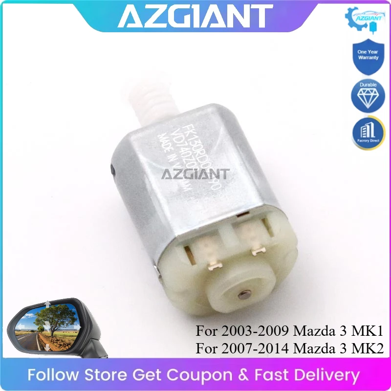 

AZGIANT for 2003-2013 Mazda 3 Series Car Side Rearview Mirror Adjust Actuator Inner Motor Original Parts Replace Safe Driving