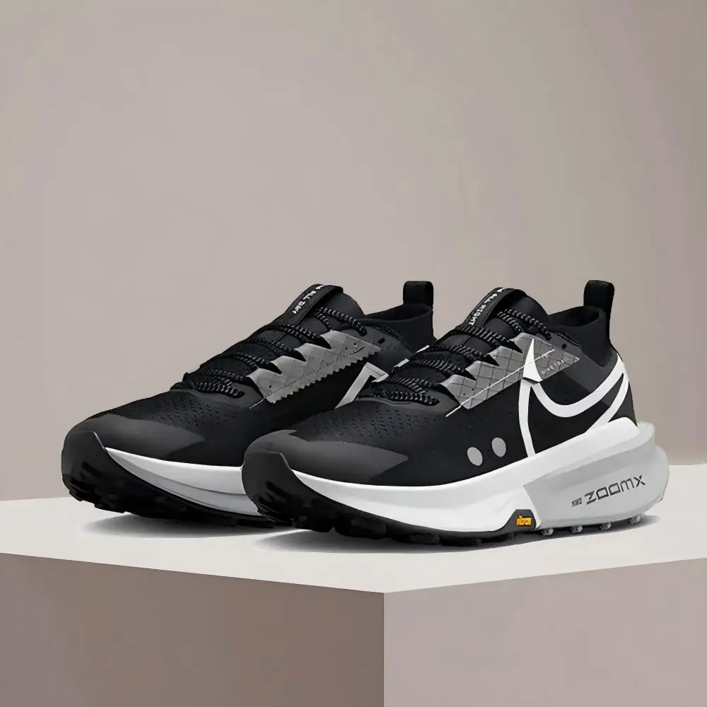 Nike ZOOMX ZEGAMA Men's Running Shoes Outdoor Fashion Versatile Slip-Resistant Durable Casual Sports Training Shoes FD5190-001