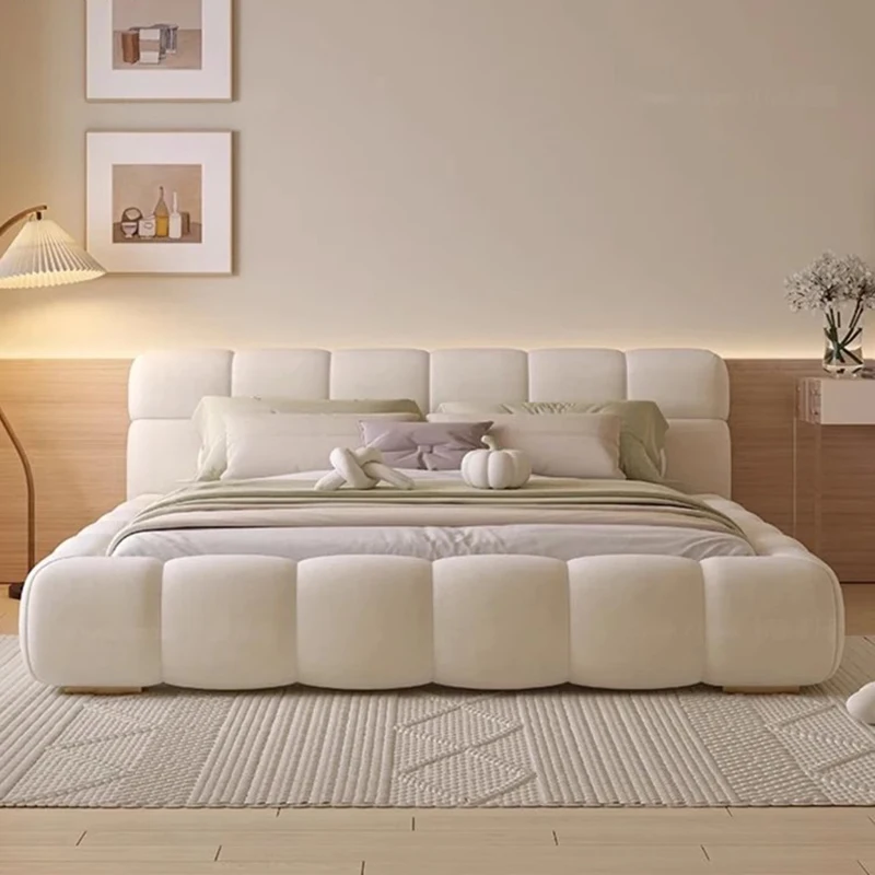 French Modern Bed Luxury Unique Aesthetic Bedrooms Bed Storage Nordic Upholstery Somieres Y Marcos De Cama Bedroom Furniture