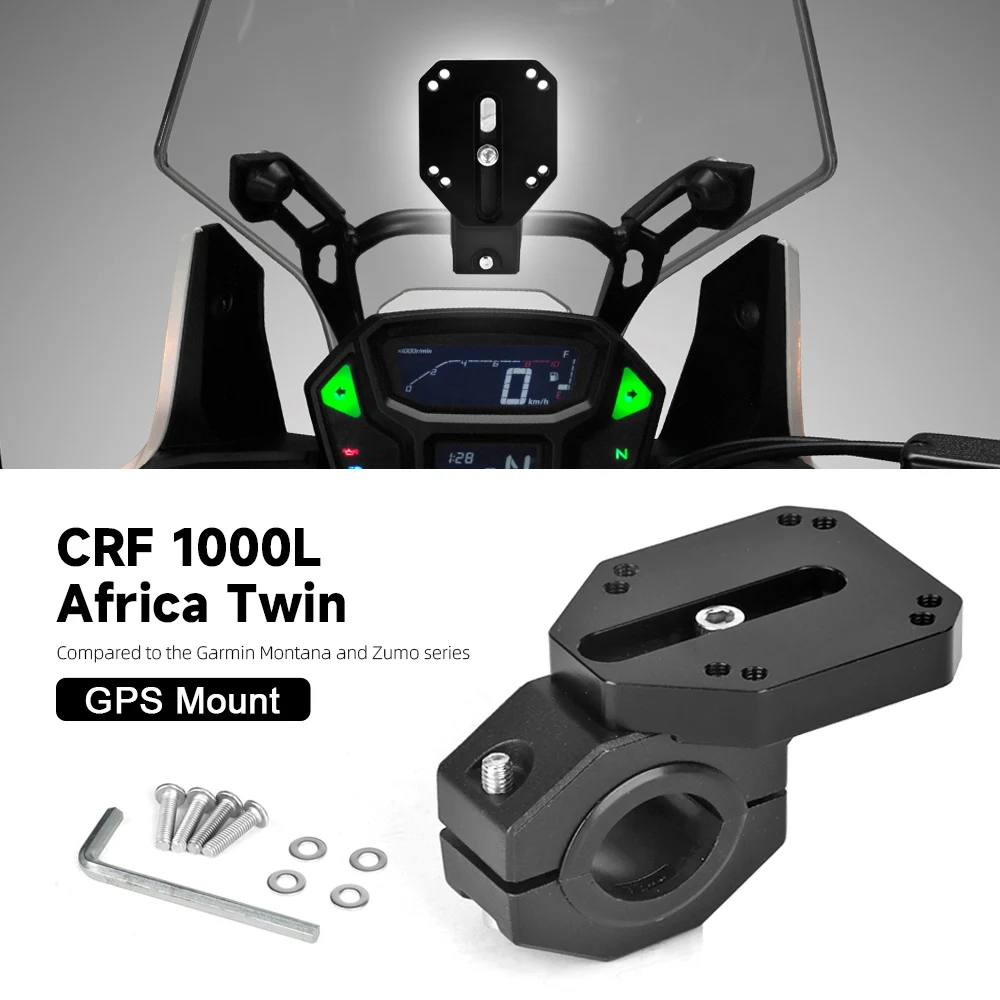 Motorcycle Adjustable GPS Mount Bracket Navigation Holder Smartphone Phone For HONDA CRF 1000L Africa Twin crf 1000l 2018-