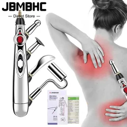 Electronic Acupuncture Pen Meridian Energy Massage Pain Relief Therapy Pulse Laser Electric Accupuncture Pen Point Massager