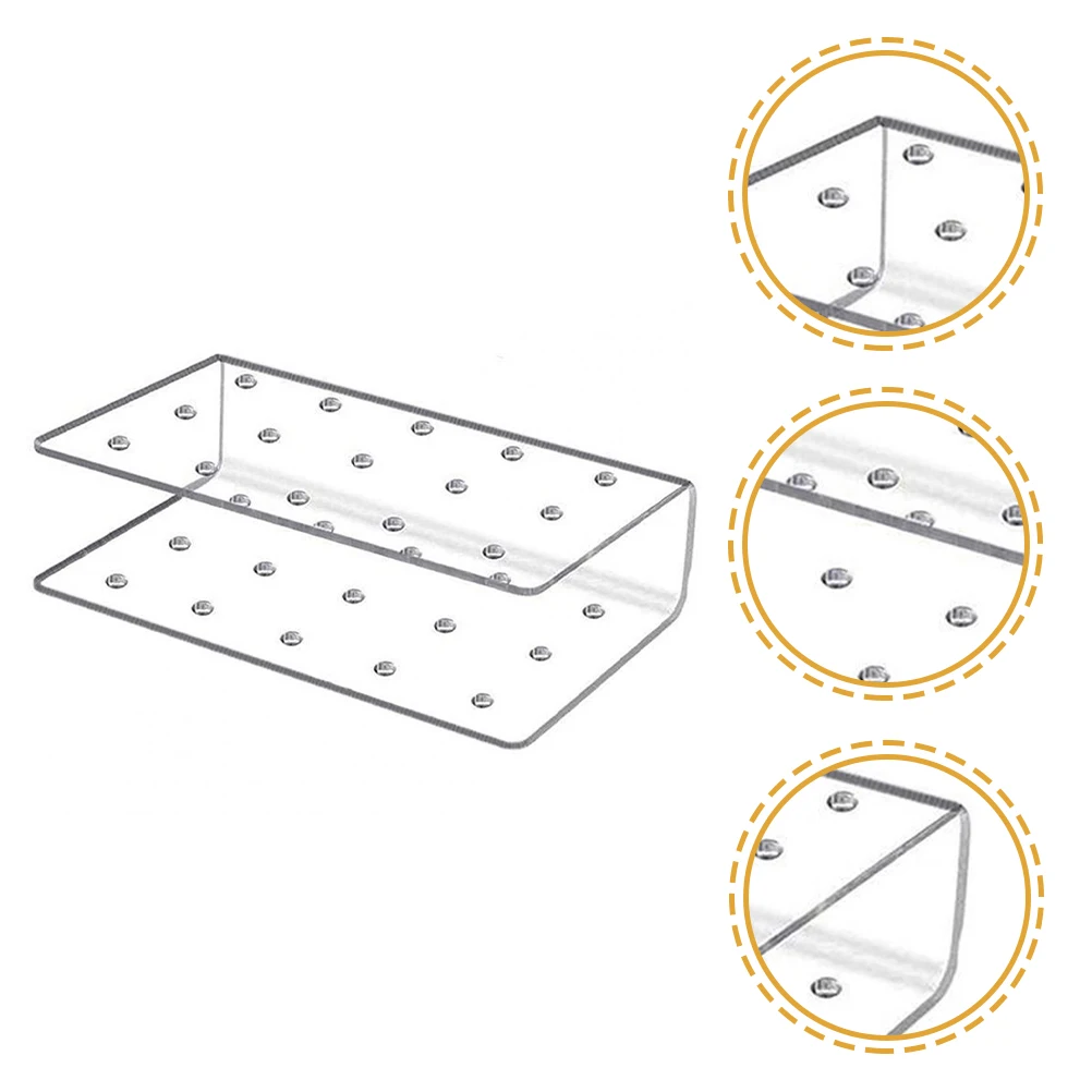 

15-Hole Acrylic Lollipop Display Stand Practical Transparent Lollipop Storage Rack Perfect for Party Wedding Birthday Shop Use