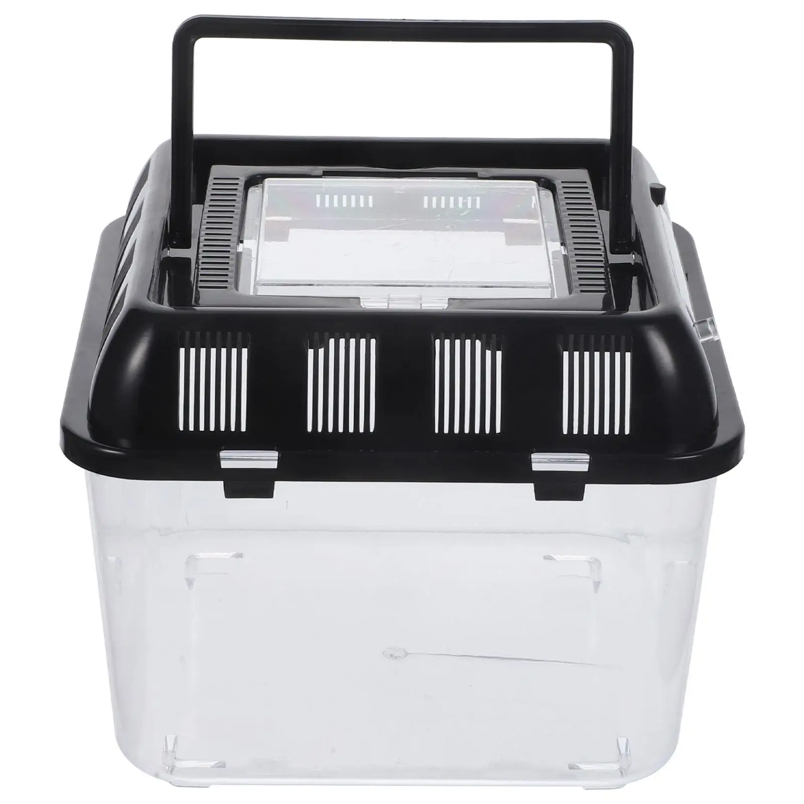 

Pet Box Transparent Breeding Habitat Tank Large Space Safe Plastic reptile box climbing container case for reptile Storage Nest