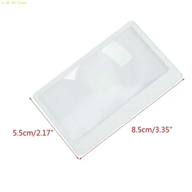 W3JE с чтением Magnifier Lens Lens PVC Размер считывания