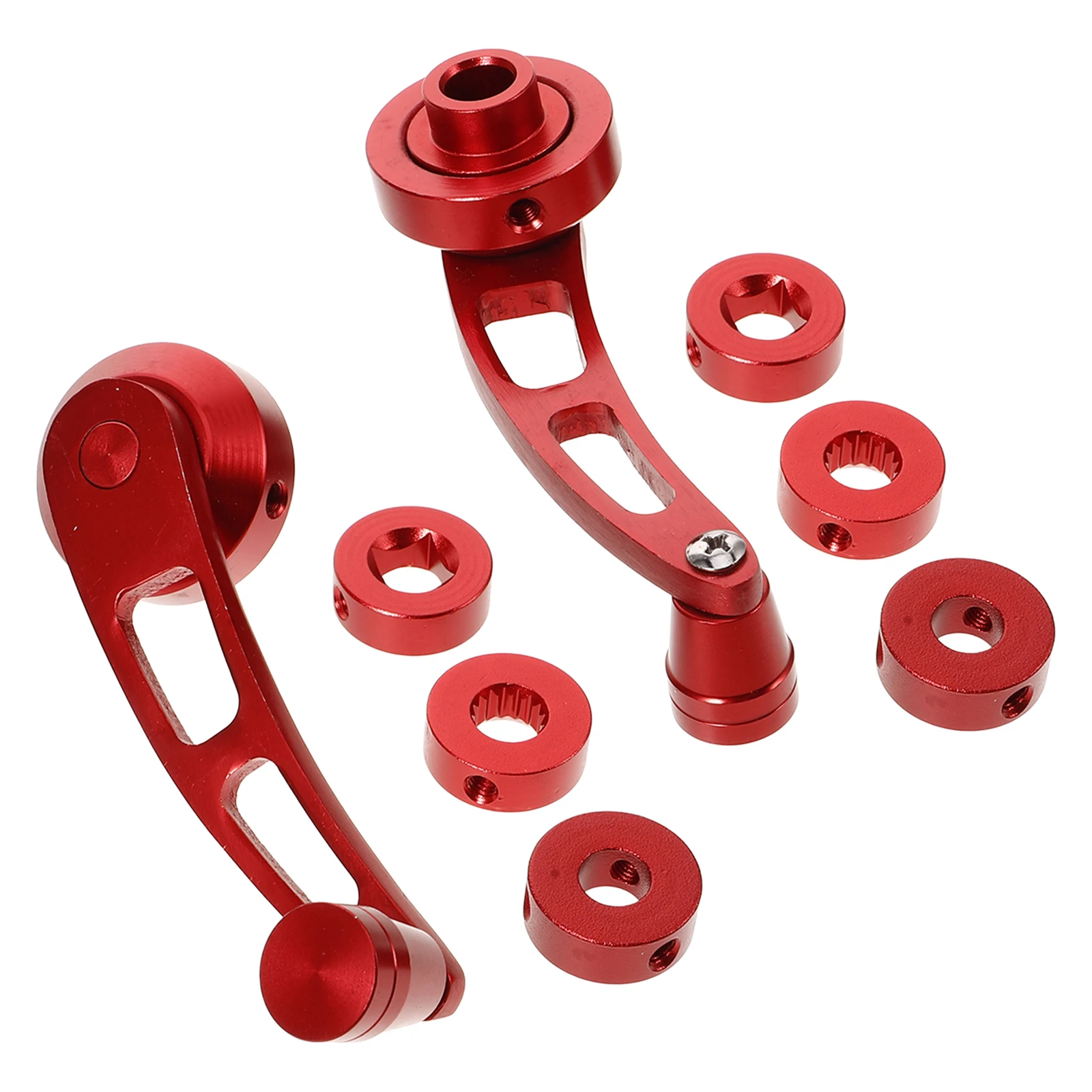 

1 set 1 Set Aluminum Alloy Car Window Crank Handle Replacement Universal Fit For Manual Window Lever Door Interior Parts