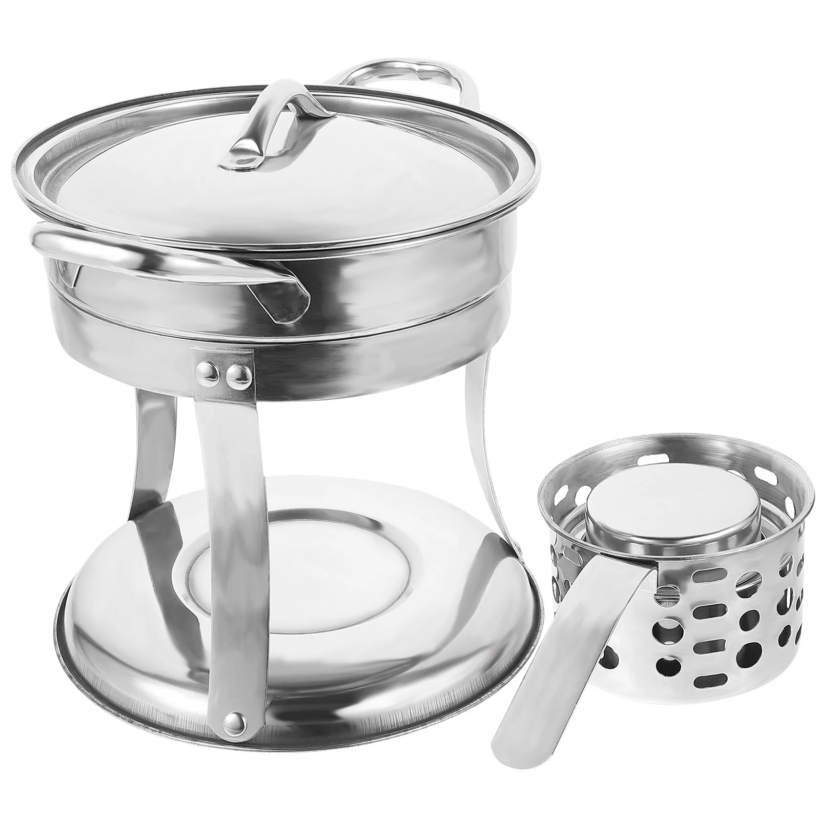

Stainless Steel Hot Pot Cooker Rust-Proof Durable Soup Pot Smooth Interior Easy Clean Double Handle For Home Kitchen Restaurant