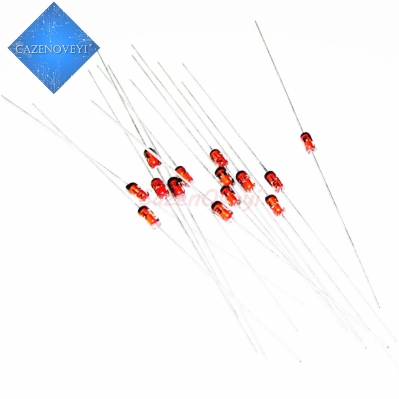 100pcs/lot 1N60 DO-7 1N60P DO-35 Schottky Germanium Diode TV Radio FM Detection In Stock