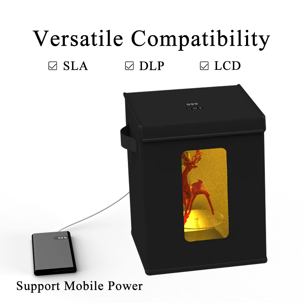 

Foldable portable LCD light curing 3d printer model curing box photosensitive resin UV curing lamp