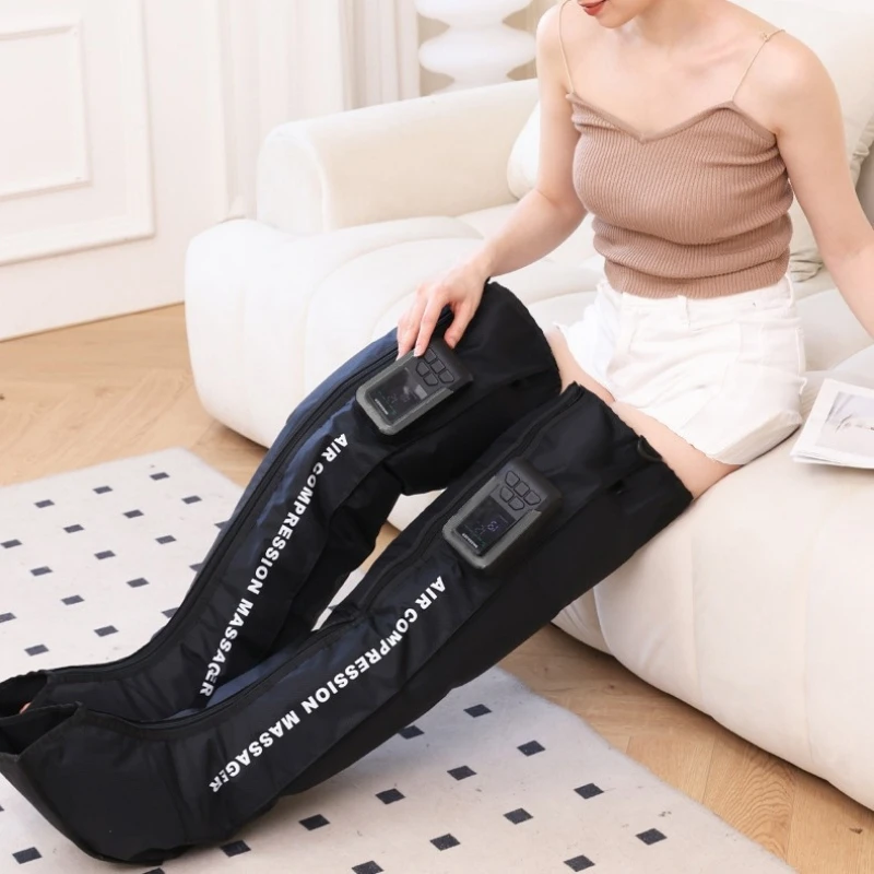 Professional Sequential Air Compression Therapy System Improved Circulation Massage Foot Leg Recovery Boots Rechargeable Separat