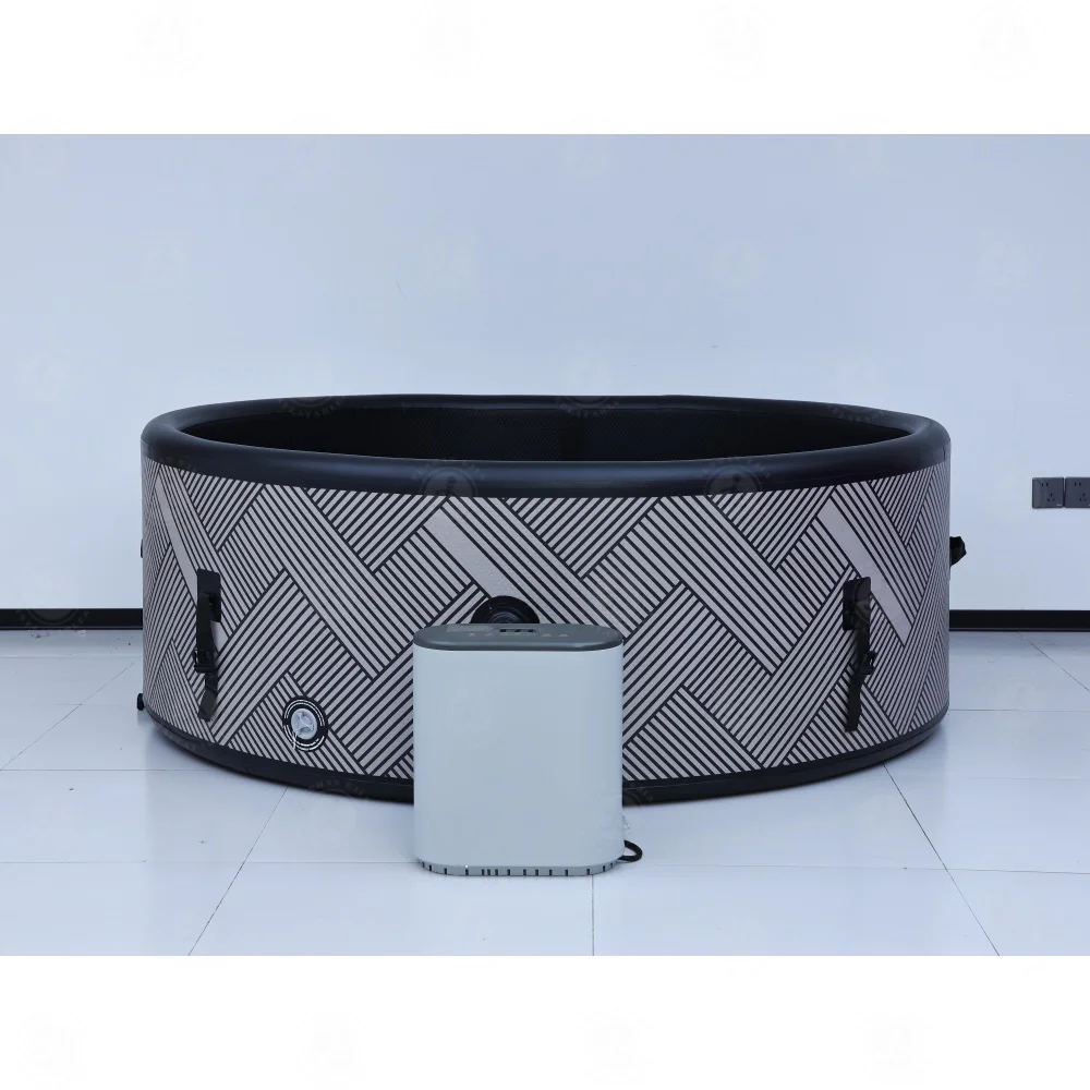 STLF كبير في الهواء الطلق أحواض سبا قابلة للنفخ المحمولة الباردة يغرق حوض الاستحمام سبا حوض استحمام ساخن حمام الجليد أحواض الاستحمام الهواء النفاثة أحواض سبا ساخنة #1